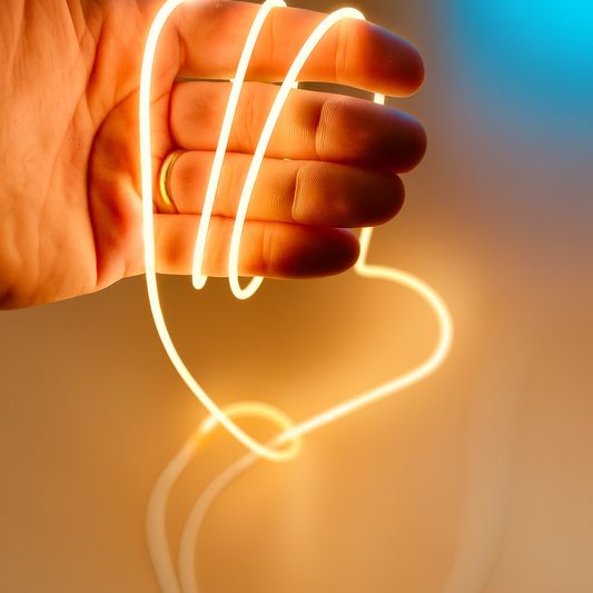 LED Flexible Light Lasso – 3 m Mains‑Powered Bendable LED Filament for Custom Decorative Lighting